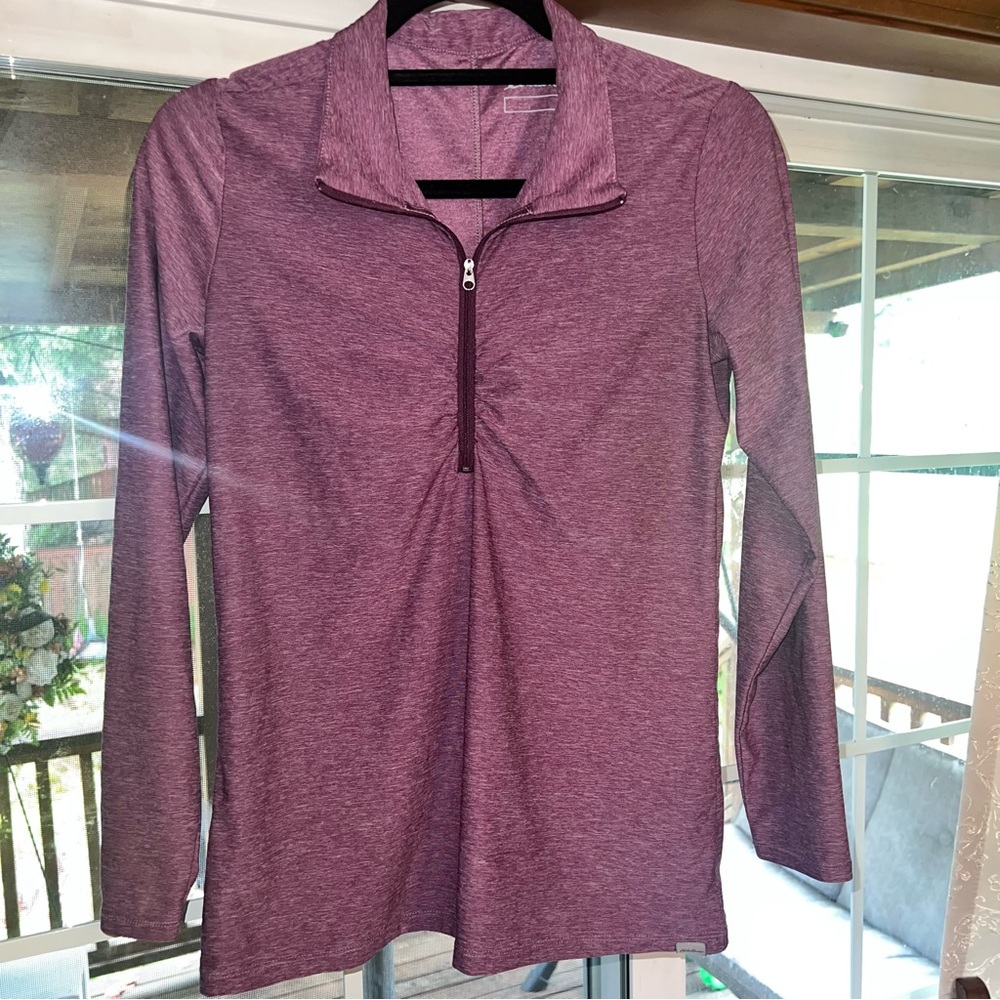 Eddie Bauer Women's Half Zip Pink Sweater - Picture 5 of 6